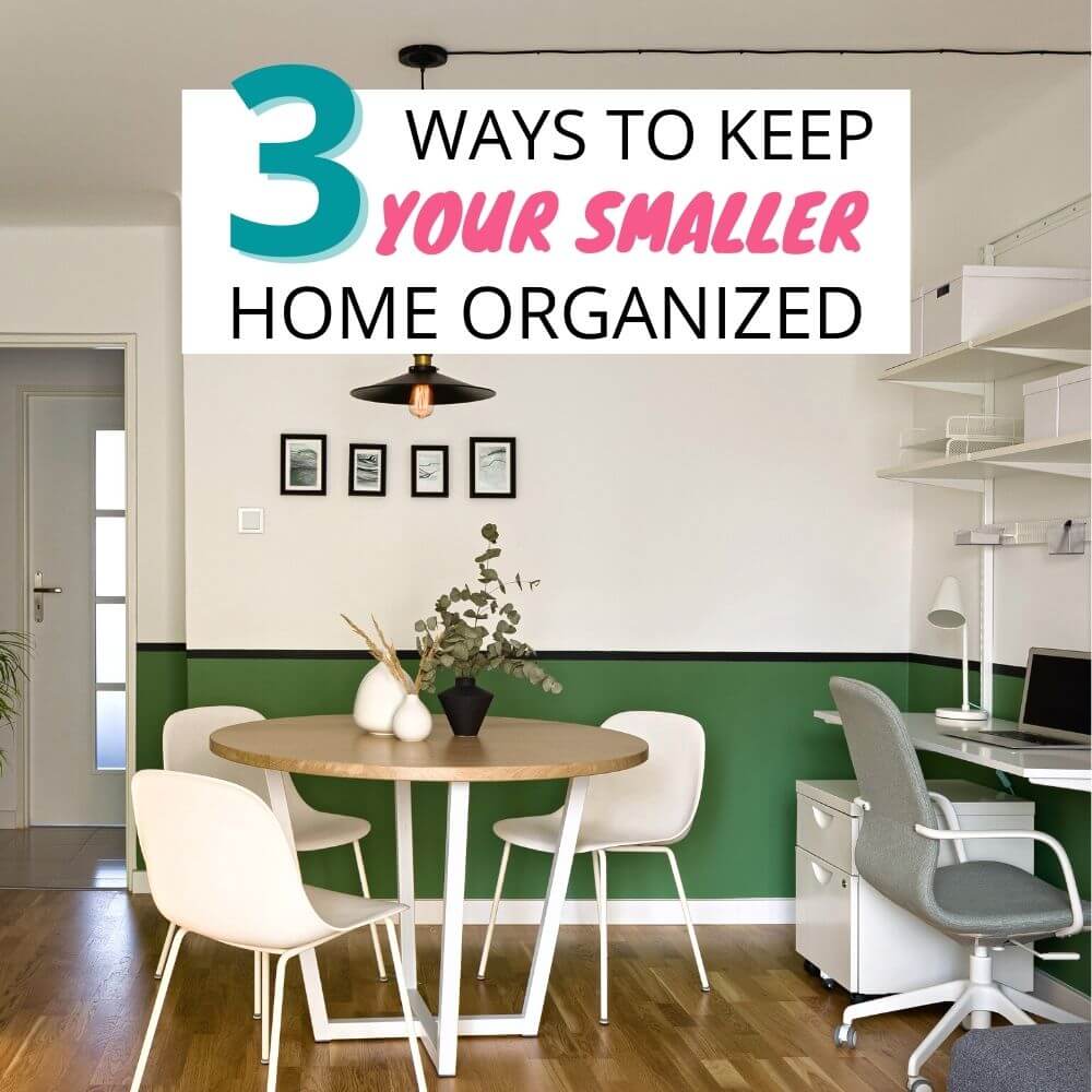 small house organization tips cover