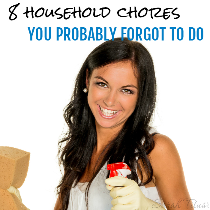 I've never even heard of a couple of these. I'm so glad I read these homemaking tips. I could have started a fire! Ahh. 8 Household Chores You probably Forgot to Do.