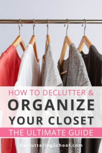 decluttering closet tips
