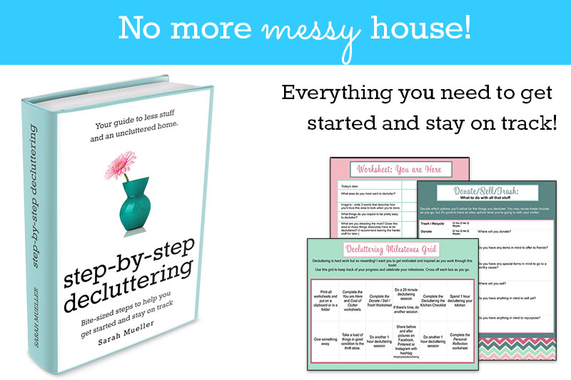 step by step guide to decluttering home 