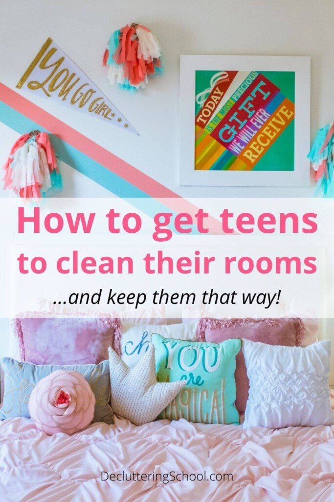 teens clean room tips
