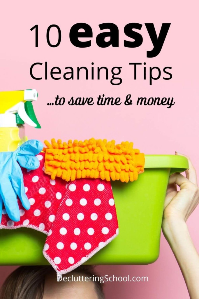 These easy cleaning tips may not change your life, but they will save time and money on cleaning your home! Because no one wants to clean the kitchen or the bathroom all day long.