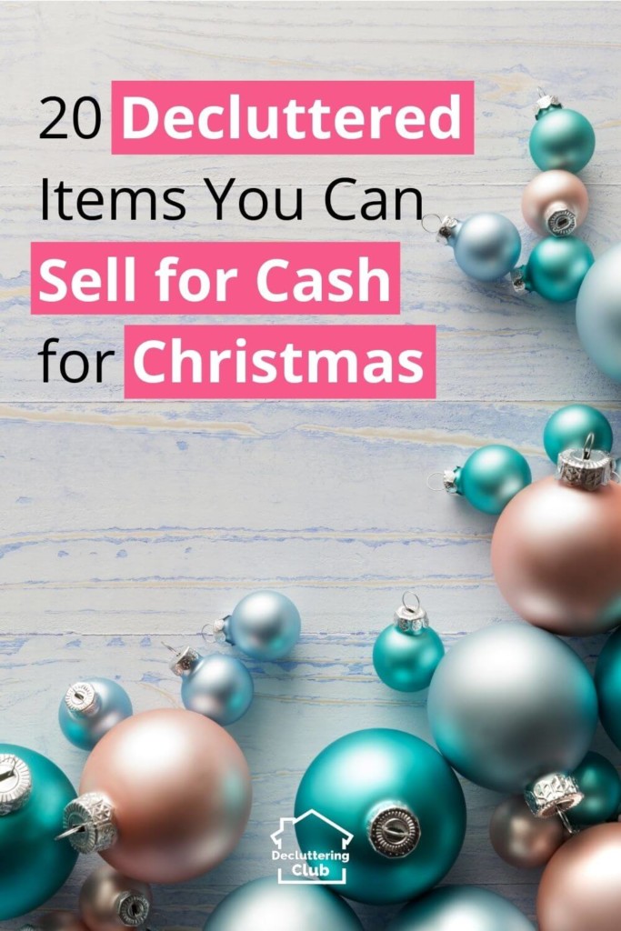 cash for christmas decluttered items
