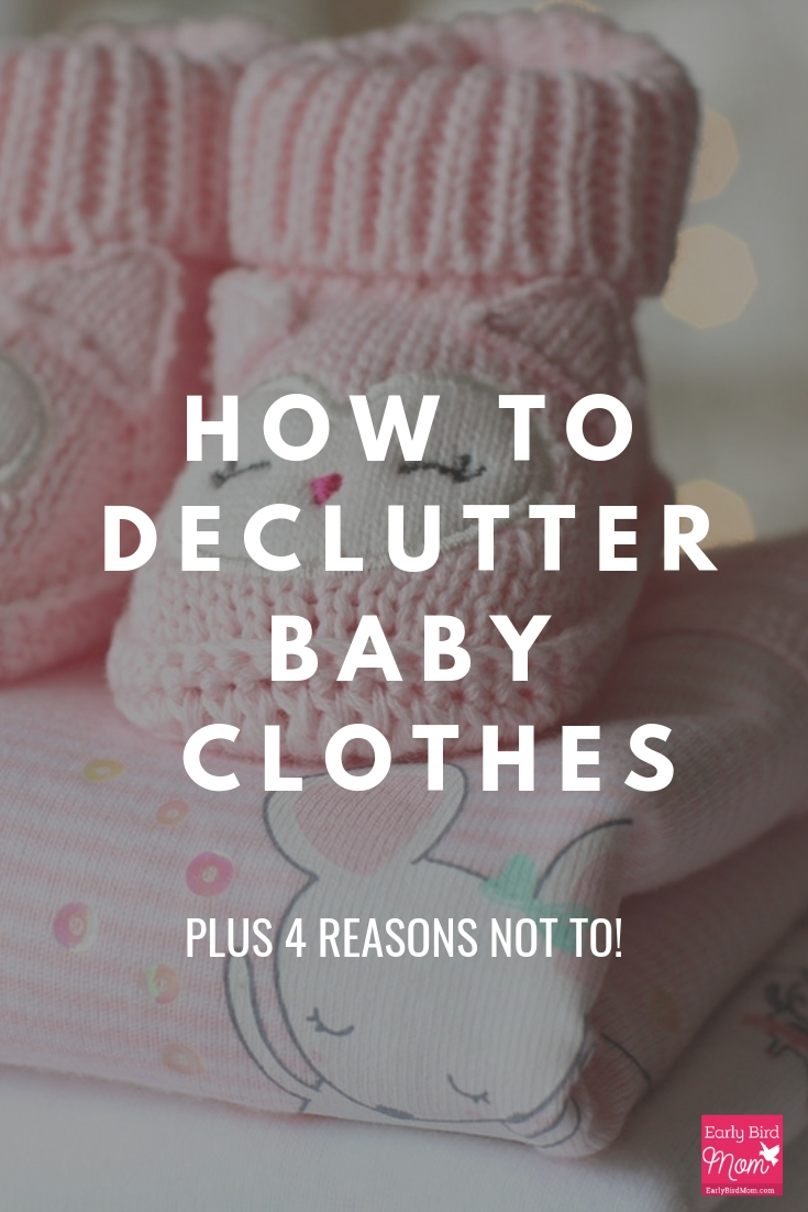 how to declutter baby clothes