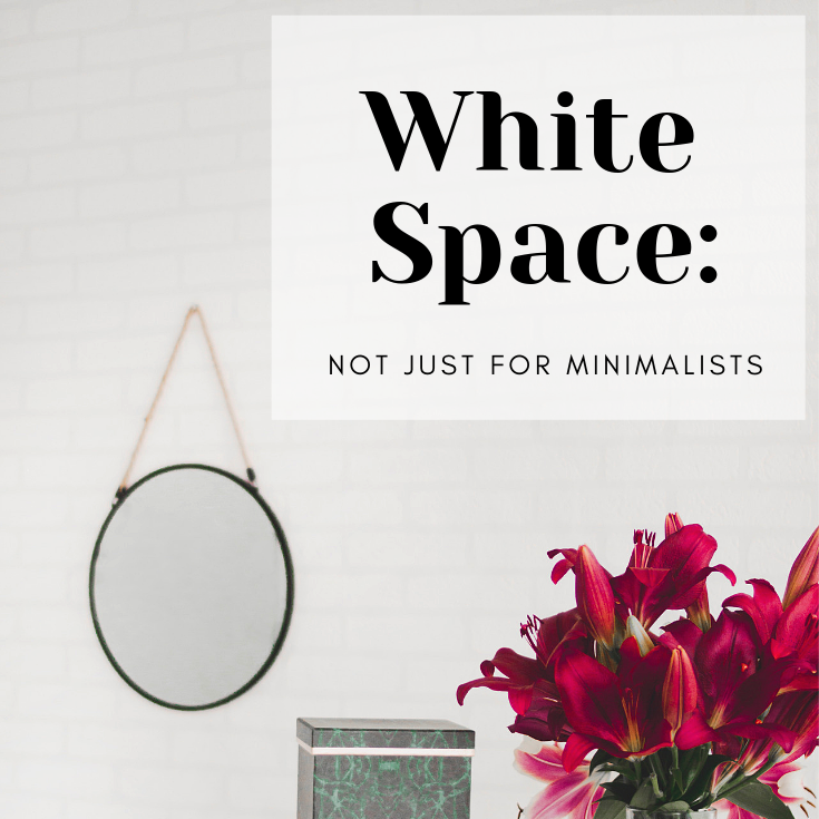 white space and home organization