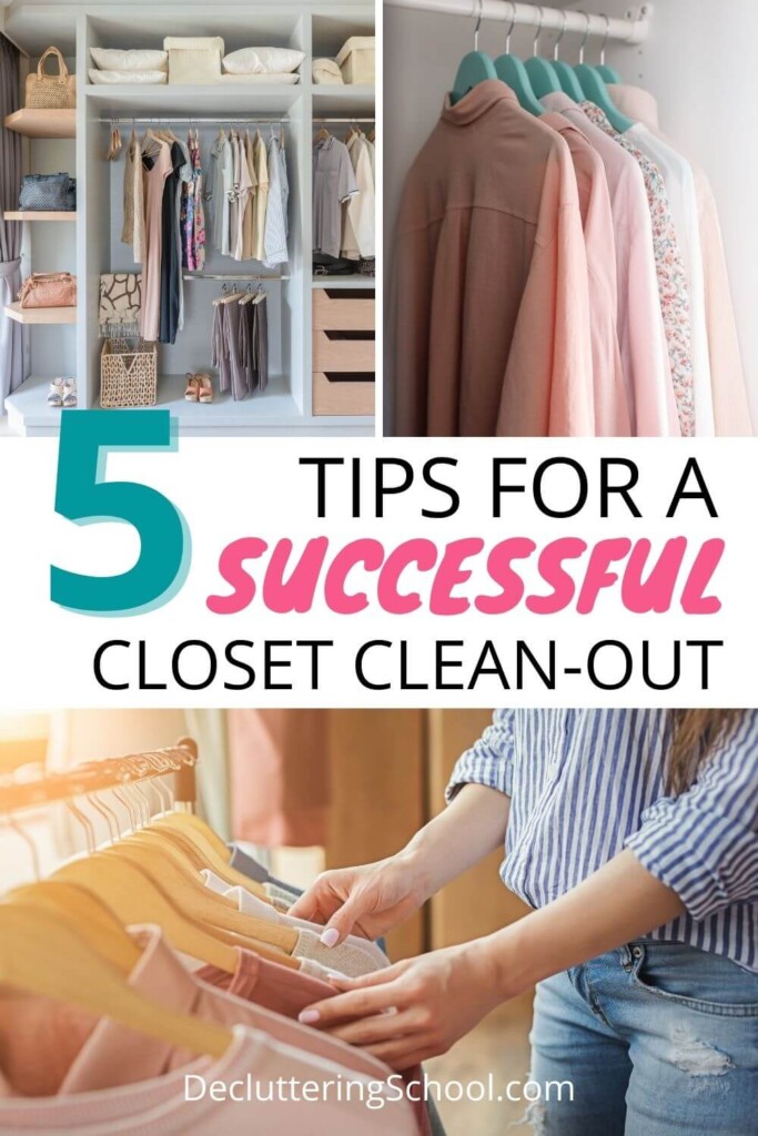 tips for successful closet cleanout
