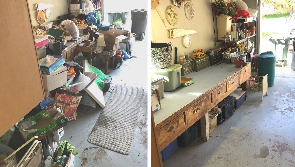 declutter before and after photos