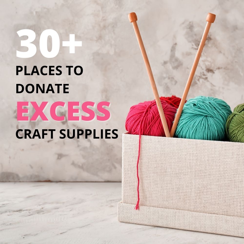 donate craft supplies