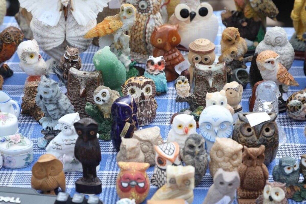 decluttering your collections owl statues