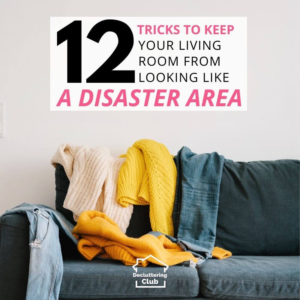 tips to keep living room tidy square