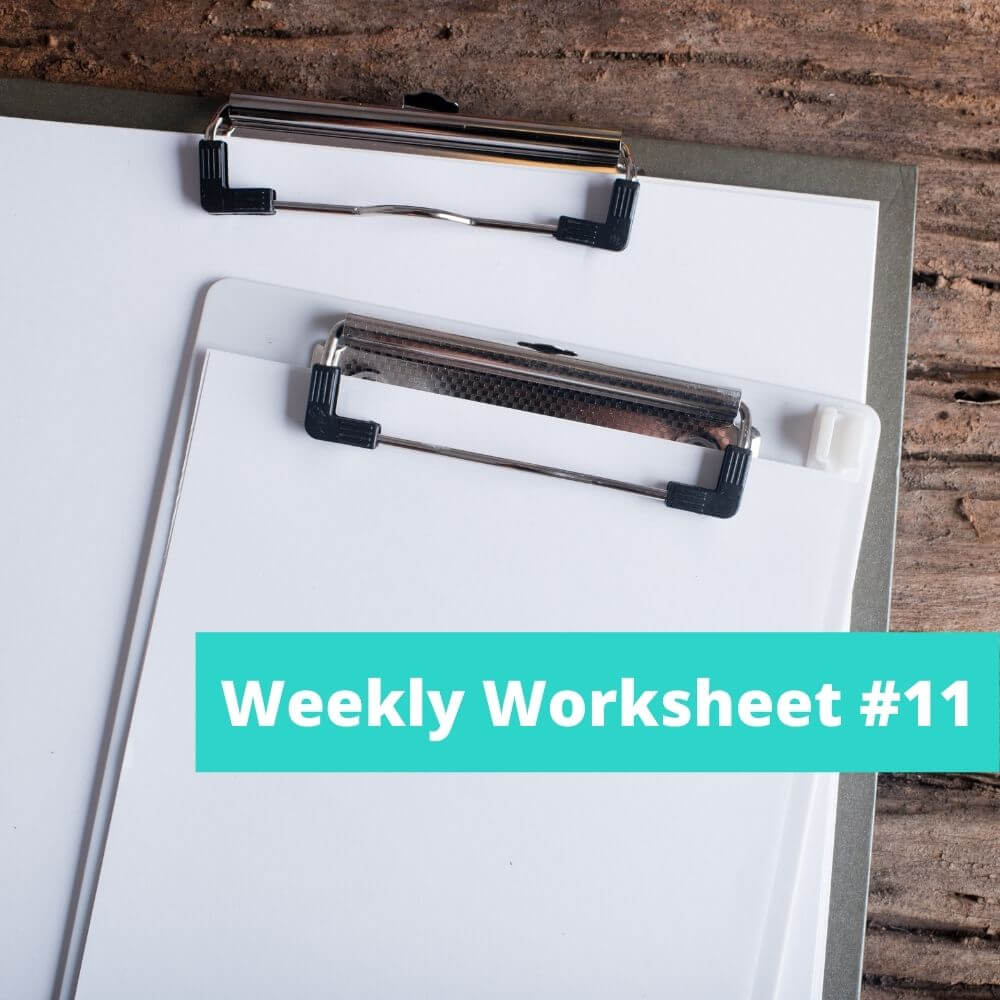 weekly worksheet 11
