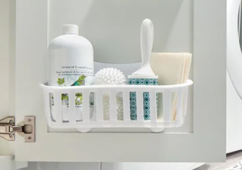 The Command Under Sink Caddy can help you make sure of door space for extra storage space.