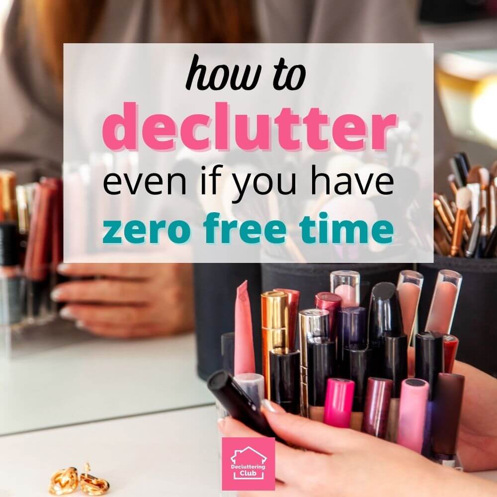 how to declutter when no time cover