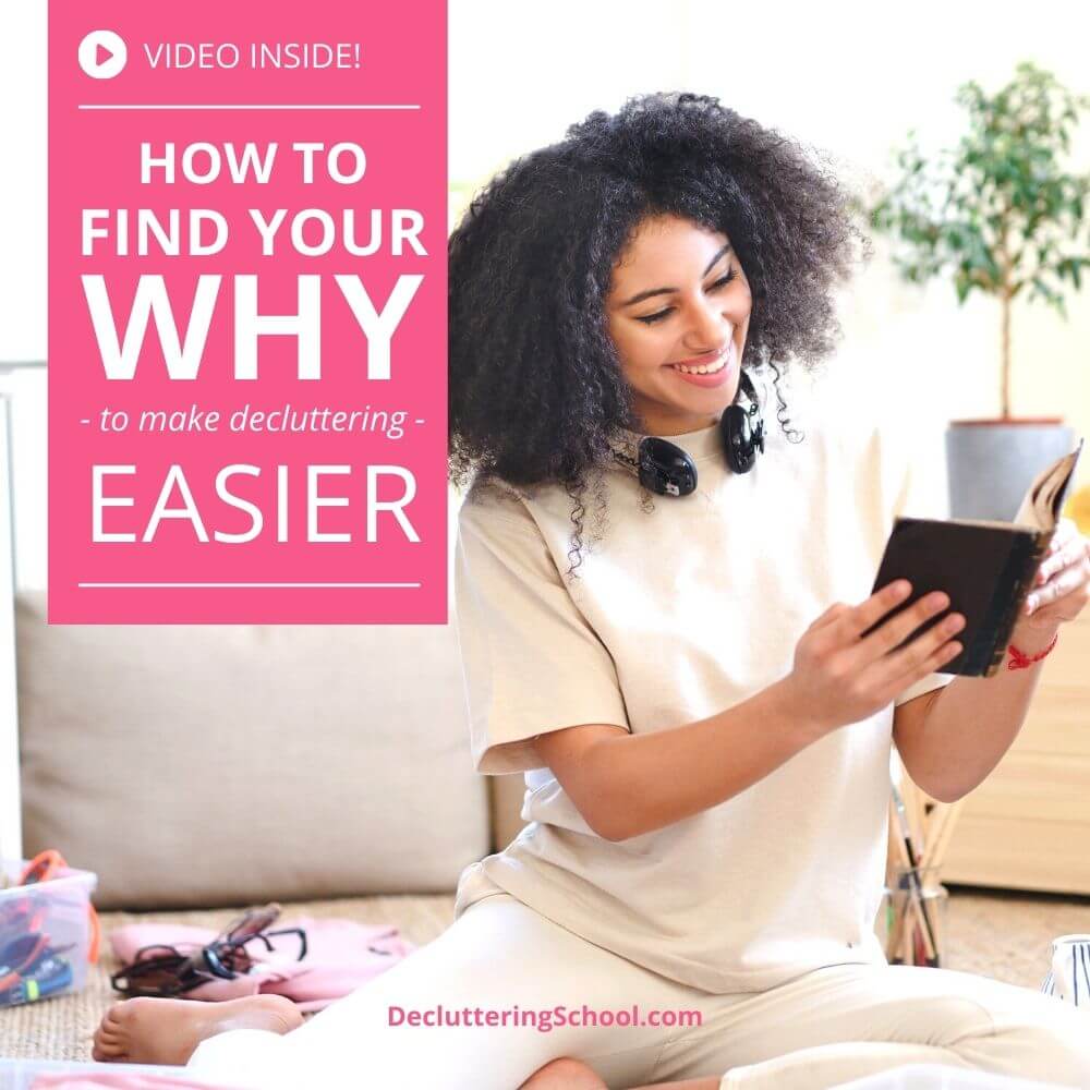 find your why decluttering cover