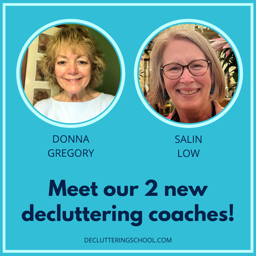 The new decluttering coaches at Decluttering School