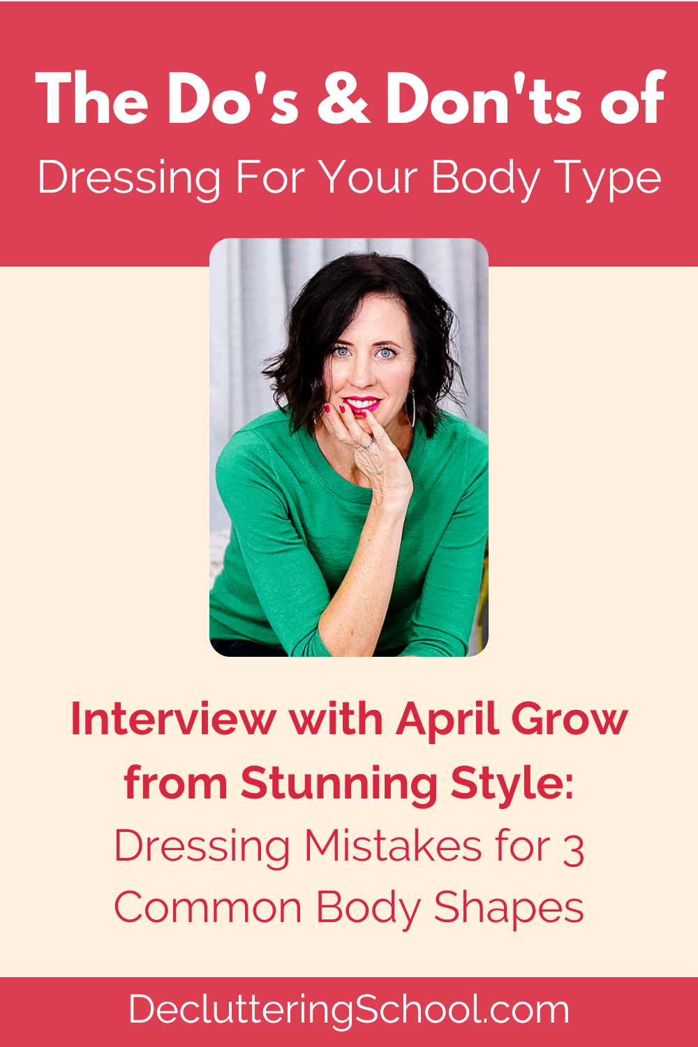 Dressing for your body type and common mistakes of 3 common shapes.