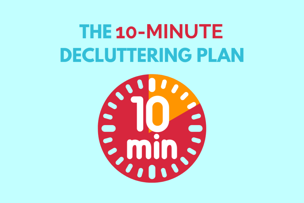 10-minute decluttering plan coaching call